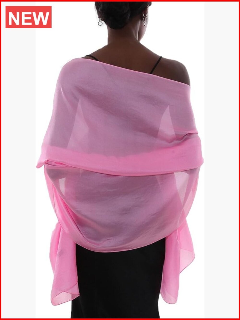 Silk Pashmina Shawl Wrap for Evening Dresses Wedding Party Scarf